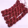 Arts et artisanat 20 mètres 1,0 mm fil de cordon en nylon noeud chinois Rame Rattai chaîne tressée pour la fabrication de bijoux bricolage glands perles Shamb Otfst
