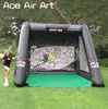 Toptan 4m L x 3m W (13.2x10ft) Pop Deluxe Versiyonu Şişirilebilir Futbol Çerçevesi, Amerikan pop-up futbol sahası için yeşil taban kumaş ile satışa