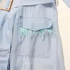 Women's Trench Coats Summer Women Coat Catwalk Lapel Belt Waist Feather Abrigos Mujer Runway Sexy See-through Organza Long