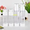 500pcs/lot 30ml Empty Clear Sprayer Airless Perfume Bottle 50ML Refillable Lotion Fragrance Containers Plastic Vacuum Bottles Qnqam