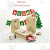 Gift Wrap Merry Christmas Bags Kraft Paper Candy Treat Bag For Party Favor Kawaii Bread Food Packaging Lz0649 Drop Delivery Home Garde Dh5Nh