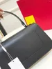 Abendtaschen 2023 Frauenbeutel Noble Luxus Design Mode Elegante Schulter-Crossbody-Leinwand mit Kuhläden handgewebte Handtasche