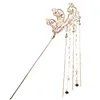 Clip per capelli Fringe Stick Cinese Accessori Hanfu per donne Nappa perla Golden Hairpin bacchette vintage Class Gioielli regalo