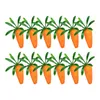 Decorative Flowers 12x Artificial Easter Carrots Spring Decoration DIY Crafts Thanksgiving Harvest For Po Props Home Decor