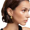 Stud Earrings 2023 Large Big Stainless Steel Water Drop Earring For Women Trendy Fashion Gold Plated Jewelry