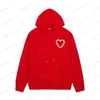 Fashion New Hoodie Herren- und Frauendesigner Hoodie Mode Marke Sweater Sticked Red Love Winter Round Hals Frauen -Männerpaar Sweatshirt Hoodie