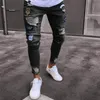 2020 Nuovo Brand Designer Slimt Fit Jeans Mens Men Hi-Street Mens Denim Anganited Joggers Ginze Lavate Distrutted Jeans2789