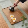 Tea Trays Japanese Style Creative Small Dry Pour Tray Simple Home Set Pitcher Serving Wood