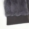 レディースファーフェイクファーシェー販売大人大人の濃い暖かいレックスラビットベスト秋の冬の袖のジレッツファッションウエストコート230822