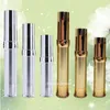 15PCS Portable Airless Pump Bottle Lotion Essence Gold Color Empty Cosmetic Container 15ml 20ml 30ml Ikbfs