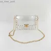 Totes Popular New Bag Transparent Jelly Bag Handmade Women's Handbag High Quality Messenger Bag HKD230822