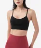 LL Soutien-gorge de yoga extensible en forme de Y pour femme - Soutien-gorge classique en Y - Sous-vêtements de sport respirants - Jogging rembourré - Gym - Lingerie de course - Gym Wear Gym Wear