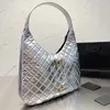 Джинсовая дизайнерская сумка с подмышечной сумкой Chian для плеча сумочка женщина Женщины стеганые кошельки