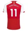 23 24 Smith Rowe Saka Soccer Maglie Martinelli 2023 2024 Shirt da calcio Odegaard Nketiah G.Jesus Zinchenko Saka Rice Havertz J.Timber Men Kit Kit