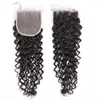 OSOLOVELY WATERGAVE 5x5 Sluiting Human Hair Lace met baby Zwitsers 14-20 '' Braziliaanse Remy Natural Color