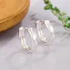 Hoop oorbellen 925 Zilveren naaldcirkel Piercing oorbel voor vrouwen meisjes feestje bruiloft sieraden eh1144