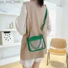 Totes Sommer Frauen klären transparente Crossbody -Tasche weibliche Gelee -Handtaschen und Geldbörsen Acrylkettenquadratter Schulter Bolsos HKD230823