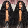 32 40 Inch 13x6 HD Transparent Loose Deep Wave Lace Frontal Wig Human Hair Brazilian 360 Curly 13x4 Lace Front Wigs for Women