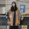 Herrenjacken Frühling Autumn Jacke Stickerei Lose America Hip Hop Streetwear Casual Women Baseball Stand Collar Coat 230821