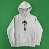 Ny grå T -brev broderade hoodiebyxor Trapstar London Women's Tops Streetwear Men's Thermal Suit Leisure Sweatshirts Pants