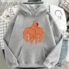 Sweat à capuche pour hommes, Cuscle Capybara, Grunge Y2k, Manga esthétique, vêtements Memes, Streetwear, Long S, 2023