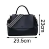 Bolsas de noche 2023 Moda Simplemente PU Bolso cruzado de cuero para mujeres Diseñador de lujo Hombro Messenger Lady Cadena Viaje Pequeño Bolso