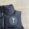 fashion Men Trapstar Shooters Gilet Black/reflective Quality Embroidered Lettering Zip Closure Vest Women 688sss 2023