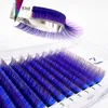 Falsche Wimpern Jomay Ombre gefärbte Wimpernverlängerung Individuelle Wimpern Faux Mink Klassiker rot grün braun Blau Purple Lash Professionelle Lieferungen 230821