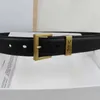 LAURENTS YSL Belts for women designers Luxurys belt solid color with diamonds trendy Business metal buckle belt High Quality fashion casual SAINT versatile wo