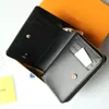 Fashion Man women Zipper wallet Designer coin purse A7 Quality Classic Leather wallet designer cards holder Long Money multi card slot clip purse Key Pouch