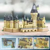 Block 900st Creative Diamond Bricks Castle Magic College Byggnadsutbildning Toys Gifts For Children Barn 230821