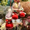 Juldekorationer klänning strumpbagga stor söt jultomten gåva godisväskor inomhus Xmas träd dekor år gåvor1191n