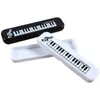 Learning Toys Creative musical note pencil case children mini simple piano keyboard treble clef Student stationery box School Office gifts