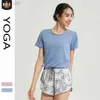 Desginer Aloo Yoga футболка с короткими рукавами новый свободный спортивный топ беговой халат сетчатый дышащий костюм футболка для женщин