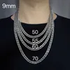 Cuban chain fashion brand hip-hop street double weave dense pattern titanium steel Cuban chain men's versatile necklace American accessories