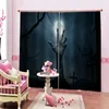 Curtain Personality Curtains Blue Hands 3D Window For Living Room Bedroom Customized Size