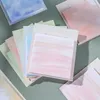 Gradyan Renk Kawaii Kolaylık Yapışkan Notlar Scrapbooks Not Defterleri Diaries Öğrenci Okul Ofisleri Dökme Kırtasiye Hediyeleri