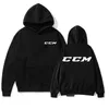 Men's Hoodies CCM Hoodie Sweatshirt Men Winter Autumn Hooded Homens Hip Hop Pullovers Crewneck Streetwear