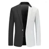 Herrenanzüge Mode Casual Männer Farbe passende Blazer White Red Jacke Großgröße Anzug Trend Business Party Blazer