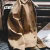 Giacche da uomo Maden Vintage Fibbia di Parigi per uomini sciolti Cotton Solid faccenda Amekaji Abbigliamento da lavoro per lavoro Casualmente Casual Manars Abbigliamento 230821 230821