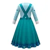 Girl's Dresses Movie Encanto Women Girl Julieta Madrigal Cosplay Costume Outfits Family Party Halloween Carnival Dress for Adult Kids 230821