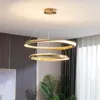 Chandeliers Model Room Cloakroom Living Lustres Para Sala De Jantar Irregular Ring Lighting Suitable For Bedroom Villa Home