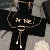 Hanger Designer Sieraden Mode voor Merk Dames Sleutelbeenketting Kristal Parel Huwelijkscadeau