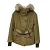 KAŻDY KURPYTY PARKAS Zima puffer kurtka Men Style Projektanci Kurtka Wolf Hair Tatcoat zagęszczony termicznie Grube ubranie wiatrówki