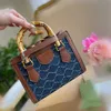 ggbag Diana Designer tas bamboe Mode handtassen boekenbakken dubbele letter g bakken roze dames schoudertassen designer tas Crossbody kleine handtas Leren tassen