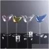 SCHEDE DI VINE 1PC Bird Glass Cocktail trasparente a forma di uccello- Tarna ad alta mensola bar per bevande Delivery Delivery Delivery Home Garden Kitchen Din Otkj6