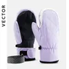 Sporthandschoenen Dikke Pu Palm Ski Winter Sneeuw Outdoor Sport Vrouwen mannen Warm sneeuwscooter Motorfiets Windvrije waterdichte snowboard 230821