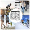 Underbyxor dalmatiska tryck bohemiska mönster Bomullsbyxor Manliga underkläder Ventilate Shorts Boxer Briefs