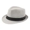 Large bord chapeaux seau printemps été rétro hommes Fedoras haut jazz plaid chapeau adulte melon version classique chapeau 230822