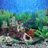 Decoraties Aquarium Decoratie Vistank Accessoires Kunstmatig kasteel Mos MOS OUDE ROCK ROCK VIS GARMEN SCHILDER CAVE 230821